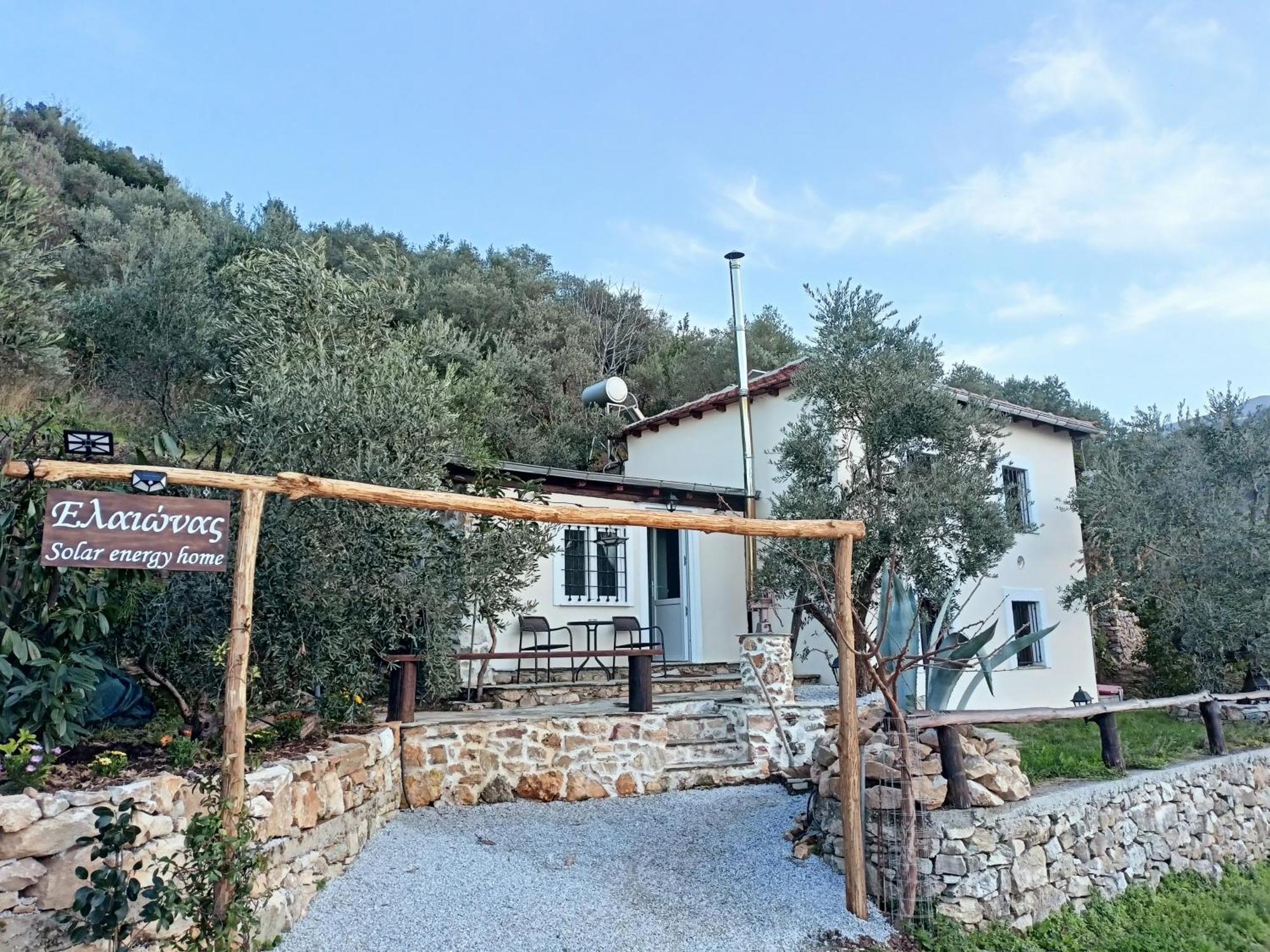 Ελαιώνας - Solar Energy House Villa Chorefton Dış mekan fotoğraf