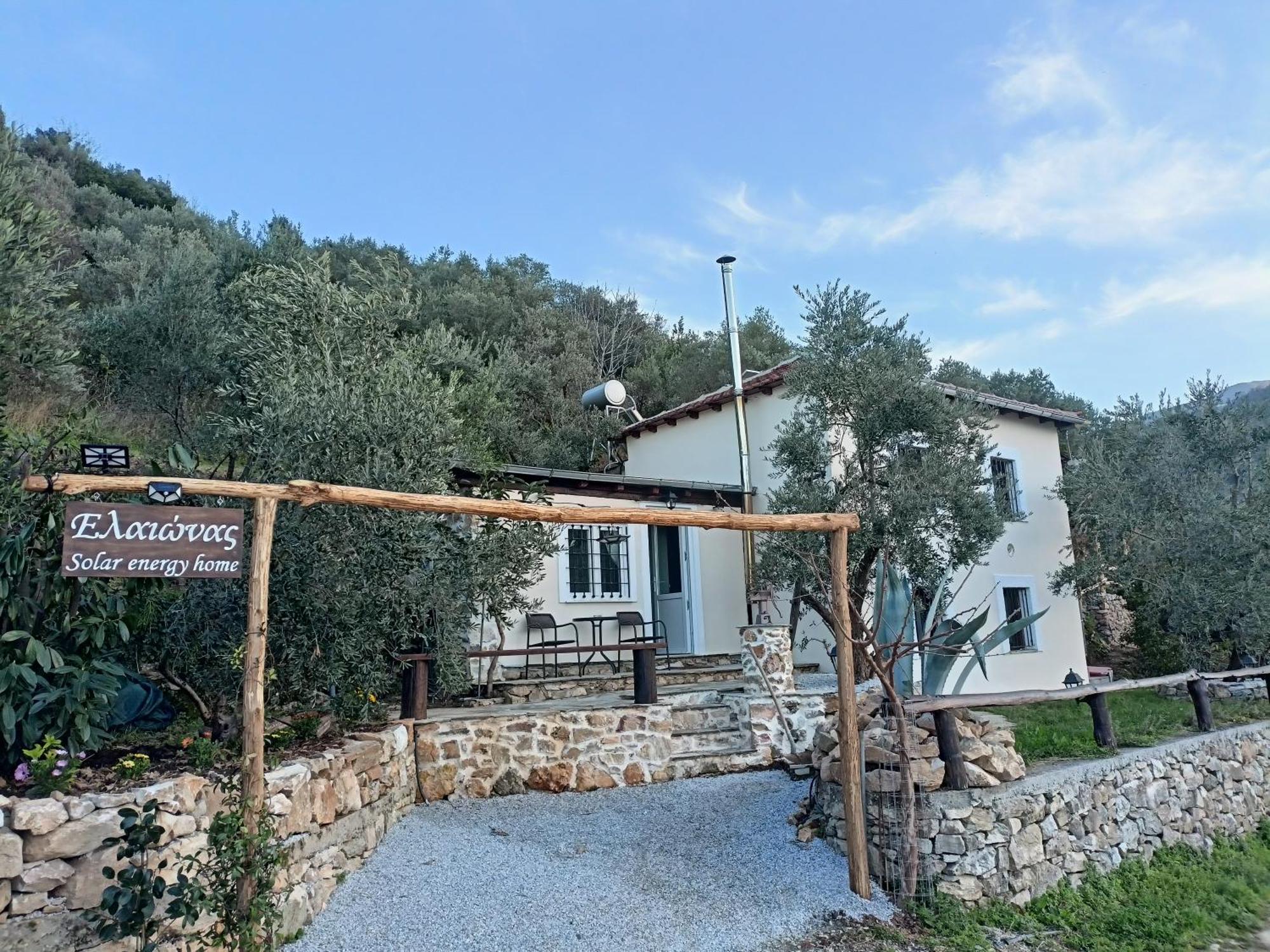 Ελαιώνας - Solar Energy House Villa Chorefton Dış mekan fotoğraf